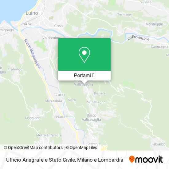 Mappa Ufficio Anagrafe e Stato Civile
