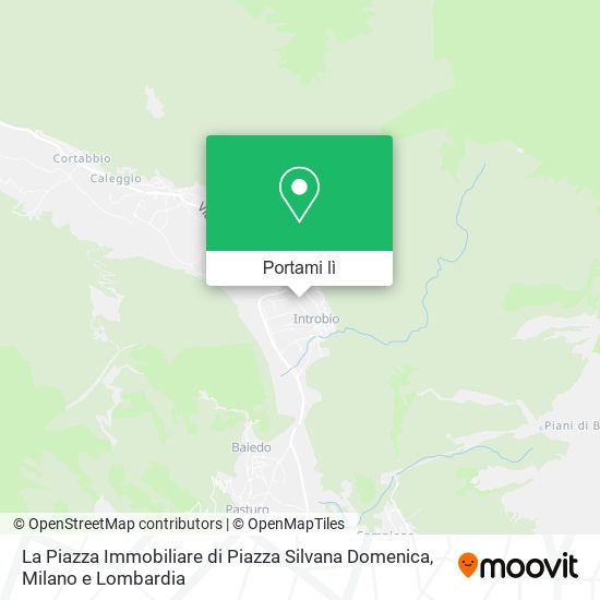 Mappa La Piazza Immobiliare di Piazza Silvana Domenica