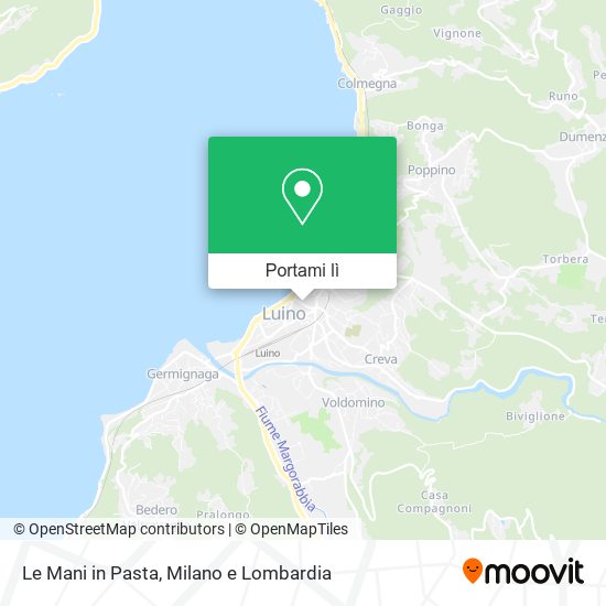 Mappa Le Mani in Pasta