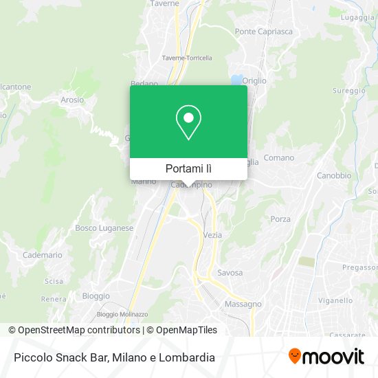 Mappa Piccolo Snack Bar
