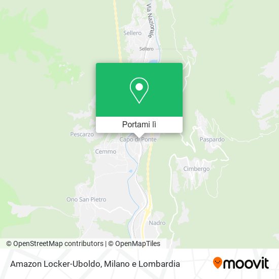 Mappa Amazon Locker-Uboldo