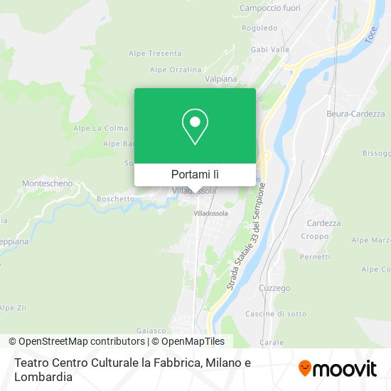 Mappa Teatro Centro Culturale la Fabbrica