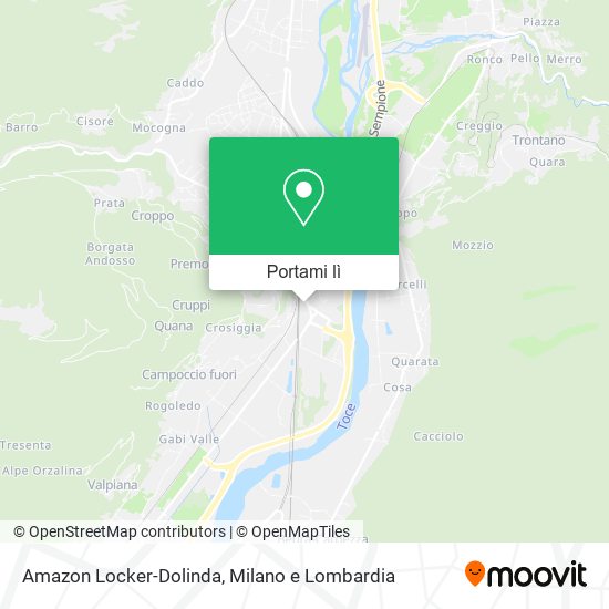 Mappa Amazon Locker-Dolinda