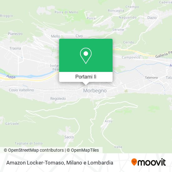 Mappa Amazon Locker-Tomaso