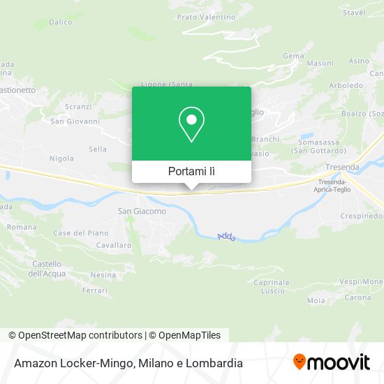 Mappa Amazon Locker-Mingo