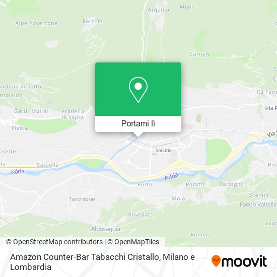 Mappa Amazon Counter-Bar Tabacchi Cristallo