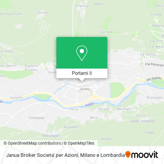 Mappa Janua Broker Societa' per Azioni