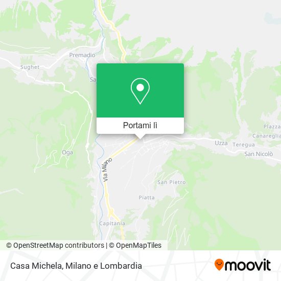 Mappa Casa Michela