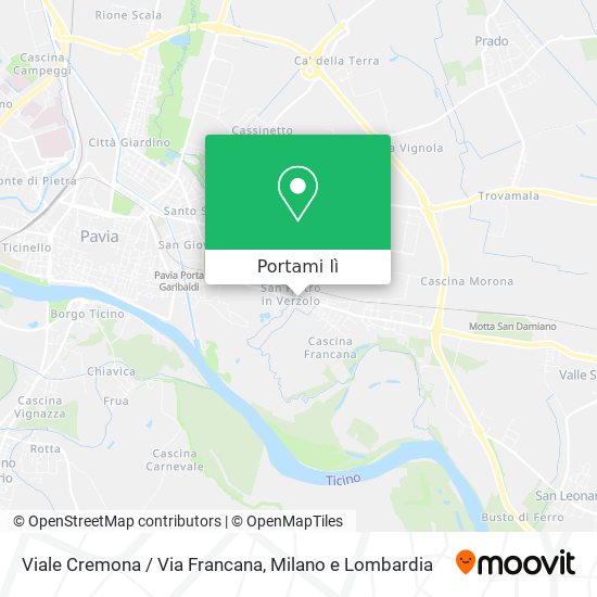 Mappa Viale Cremona / Via Francana
