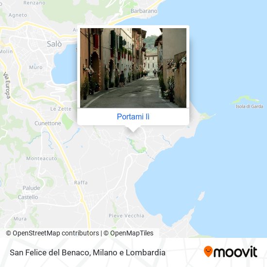 Mappa San Felice del Benaco