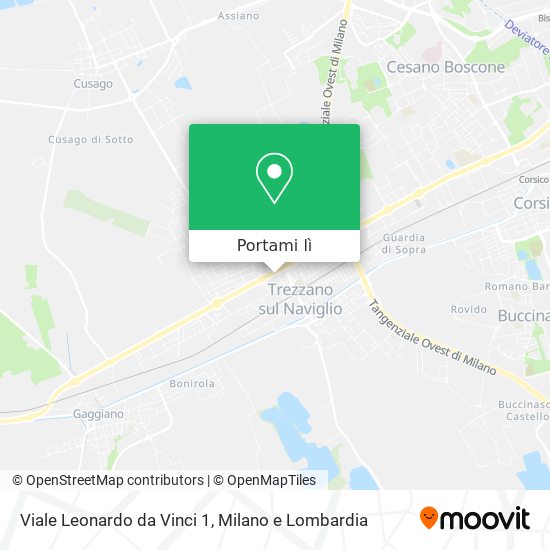 Mappa Viale Leonardo da Vinci 1