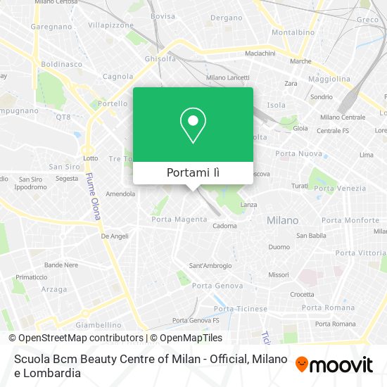 Mappa Scuola Bcm Beauty Centre of Milan - Official