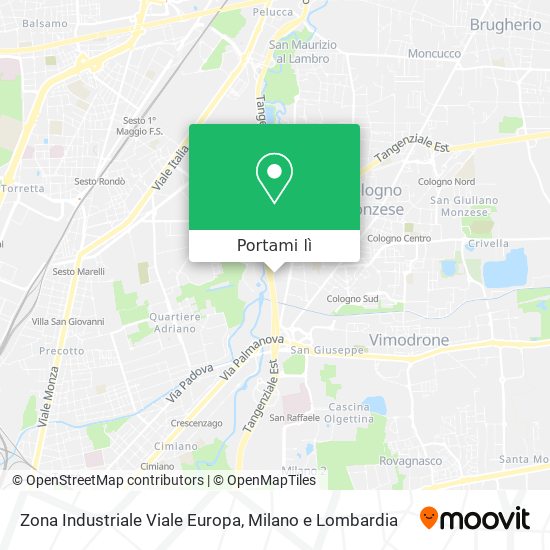 Mappa Zona Industriale Viale Europa