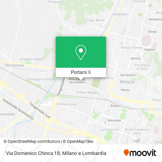 Mappa Via Domenico Chinca  18