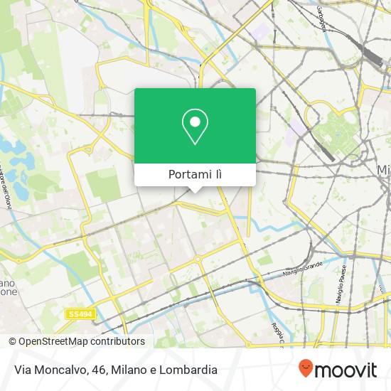 Mappa Via Moncalvo, 46