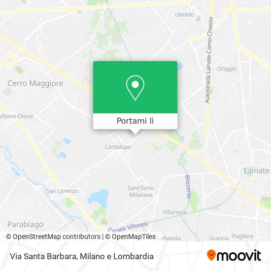Mappa Via Santa Barbara