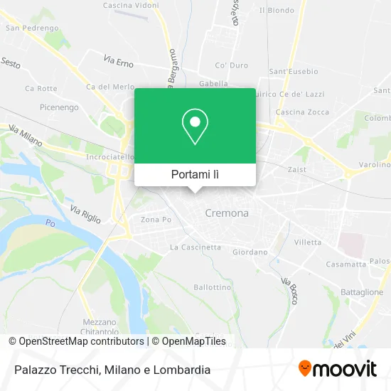 Mappa Palazzo Trecchi