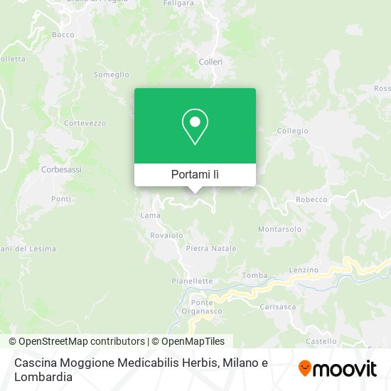 Mappa Cascina Moggione Medicabilis Herbis