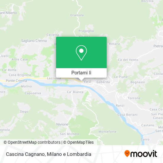 Mappa Cascina Cagnano