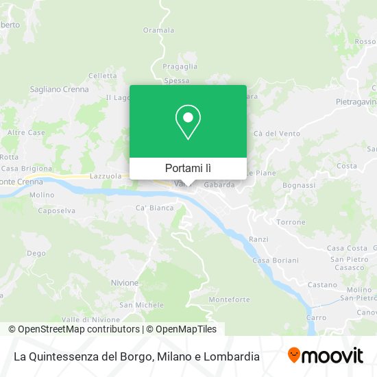 Mappa La Quintessenza del Borgo