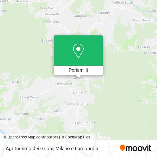 Mappa Agriturismo dei Grippi
