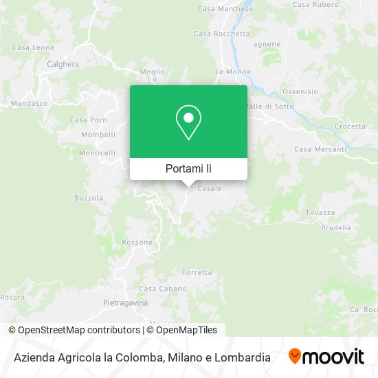Mappa Azienda Agricola la Colomba