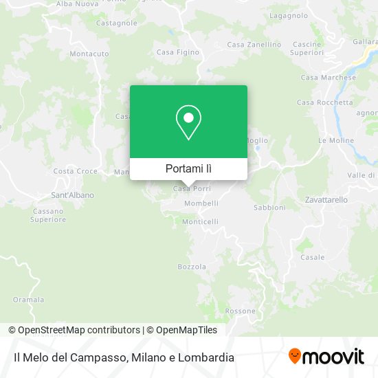 Mappa Il Melo del Campasso