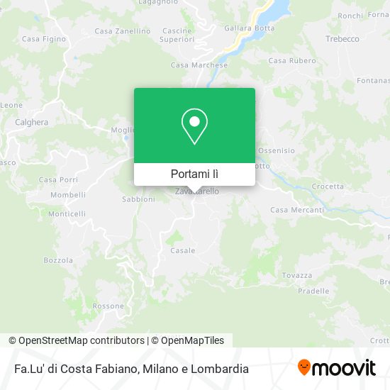 Mappa Fa.Lu' di Costa Fabiano