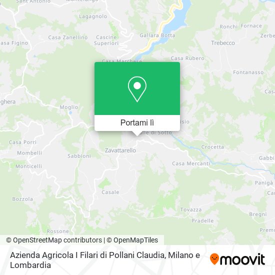 Mappa Azienda Agricola I Filari di Pollani Claudia