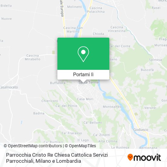 Mappa Parrocchia Cristo Re Chiesa Cattolica Servizi Parrocchiali