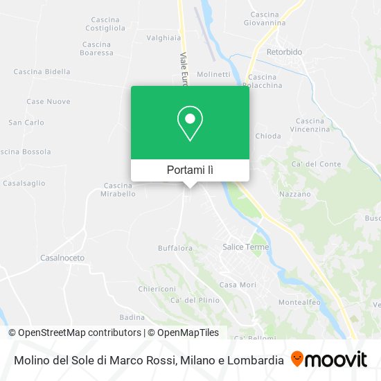 Mappa Molino del Sole di Marco Rossi