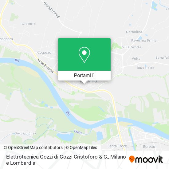 Mappa Elettrotecnica Gozzi di Gozzi Cristoforo & C.