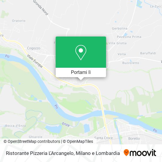 Mappa Ristorante Pizzeria L'Arcangelo