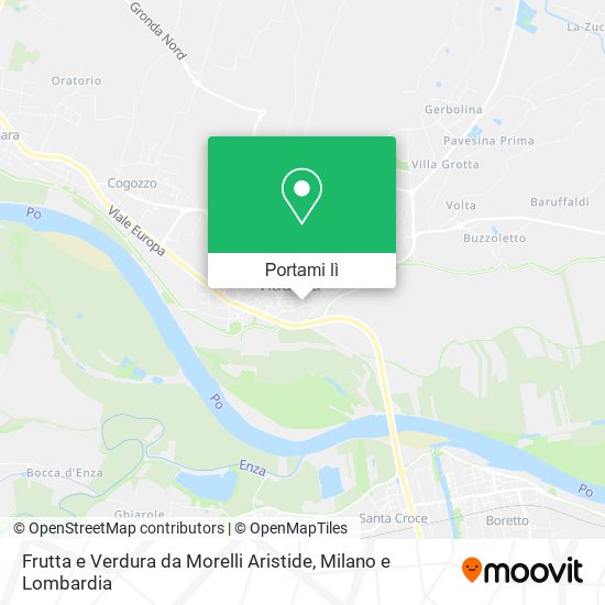 Mappa Frutta e Verdura da Morelli Aristide