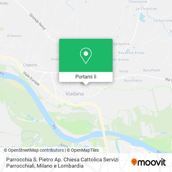 Mappa Parrocchia S. Pietro Ap. Chiesa Cattolica Servizi Parrocchiali