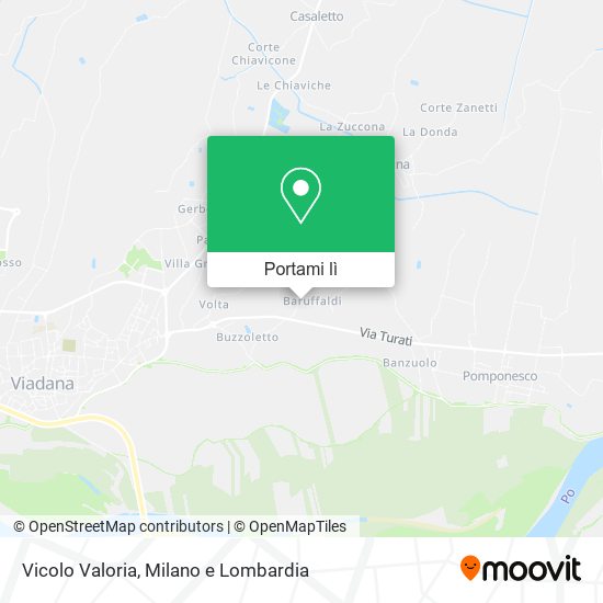 Mappa Vicolo Valoria