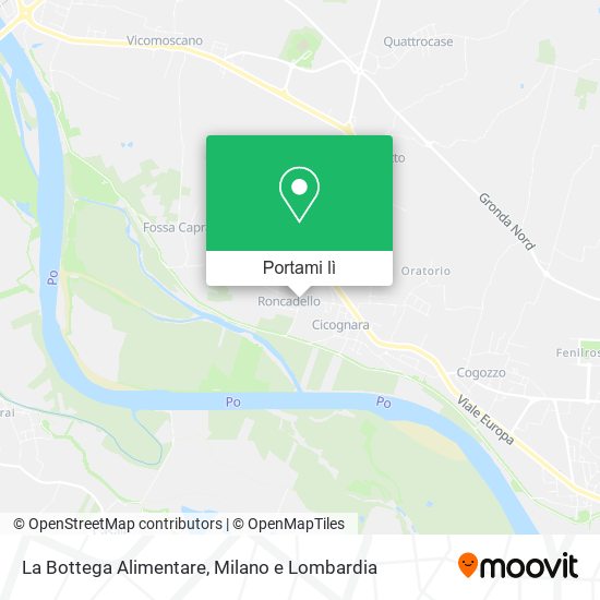 Mappa La Bottega Alimentare