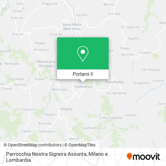 Mappa Parrocchia Nostra Signora Assunta