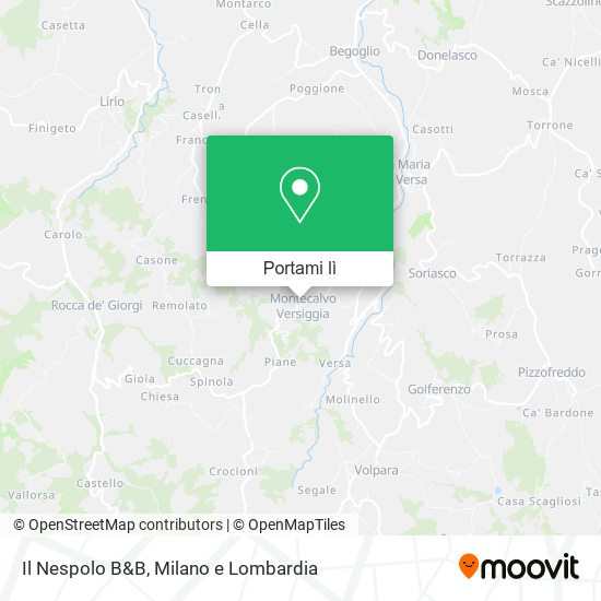Mappa Il Nespolo B&B