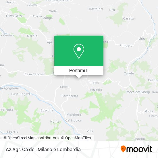 Mappa Az.Agr. Ca del