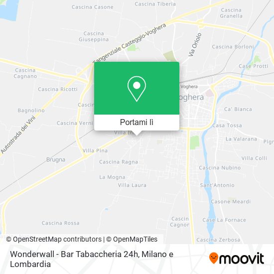 Mappa Wonderwall - Bar Tabaccheria 24h