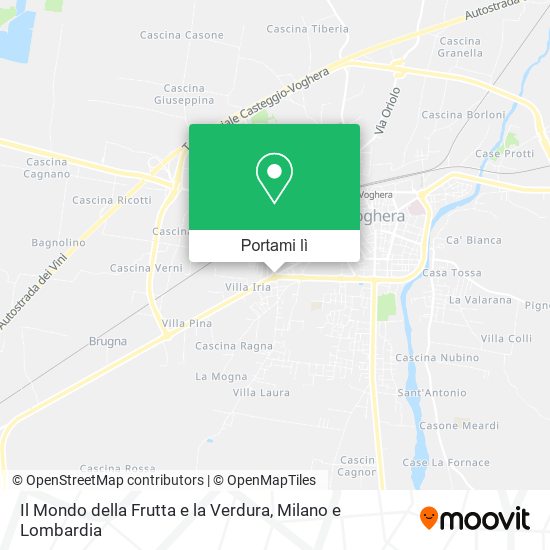 Mappa Il Mondo della Frutta e la Verdura