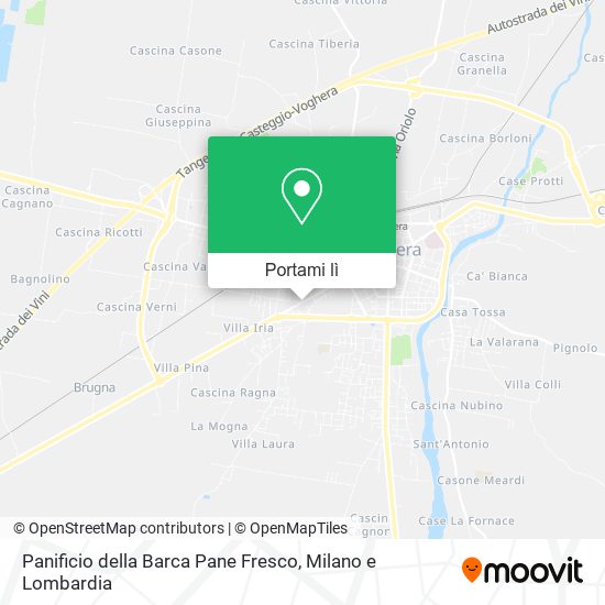 Mappa Panificio della Barca Pane Fresco