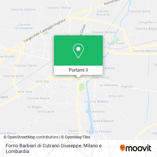 Mappa Forno Barbieri di Cutrano Giuseppe