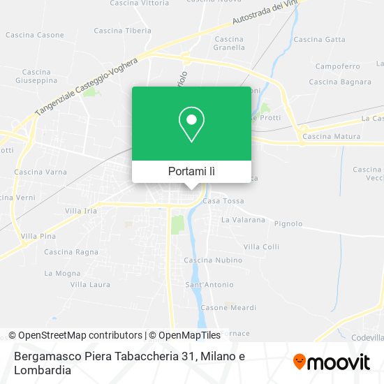 Mappa Bergamasco Piera Tabaccheria 31