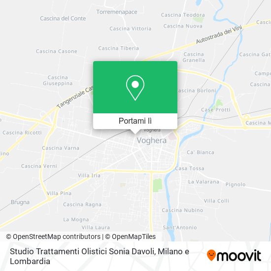 Mappa Studio Trattamenti Olistici Sonia Davoli