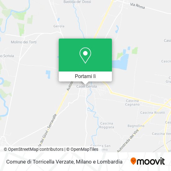 Mappa Comune di Torricella Verzate