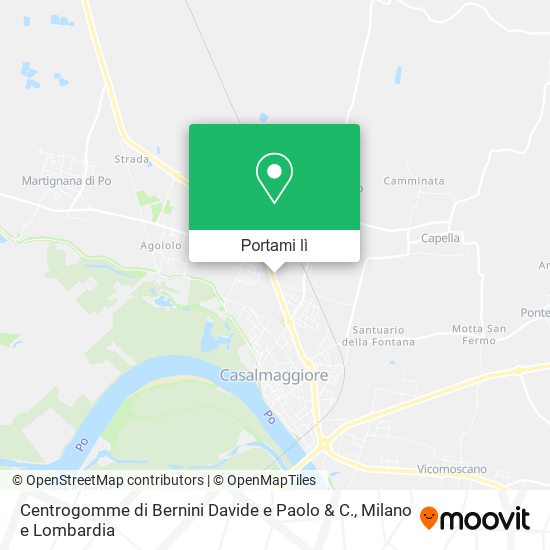 Mappa Centrogomme di Bernini Davide e Paolo & C.