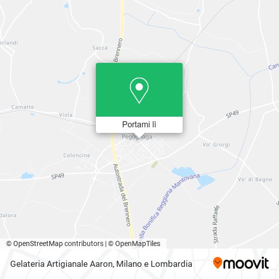 Mappa Gelateria Artigianale Aaron