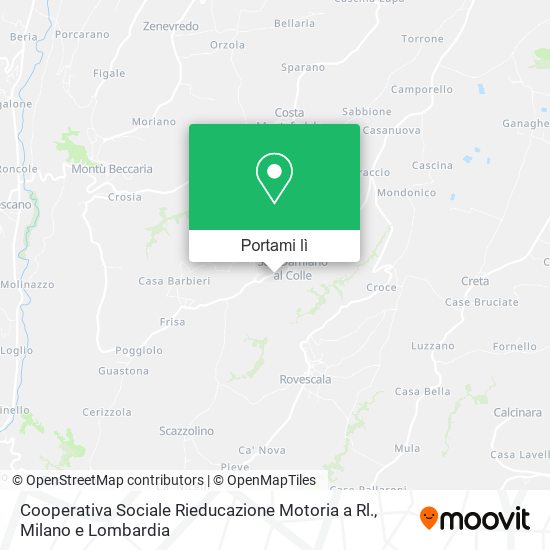 Mappa Cooperativa Sociale Rieducazione Motoria a Rl.